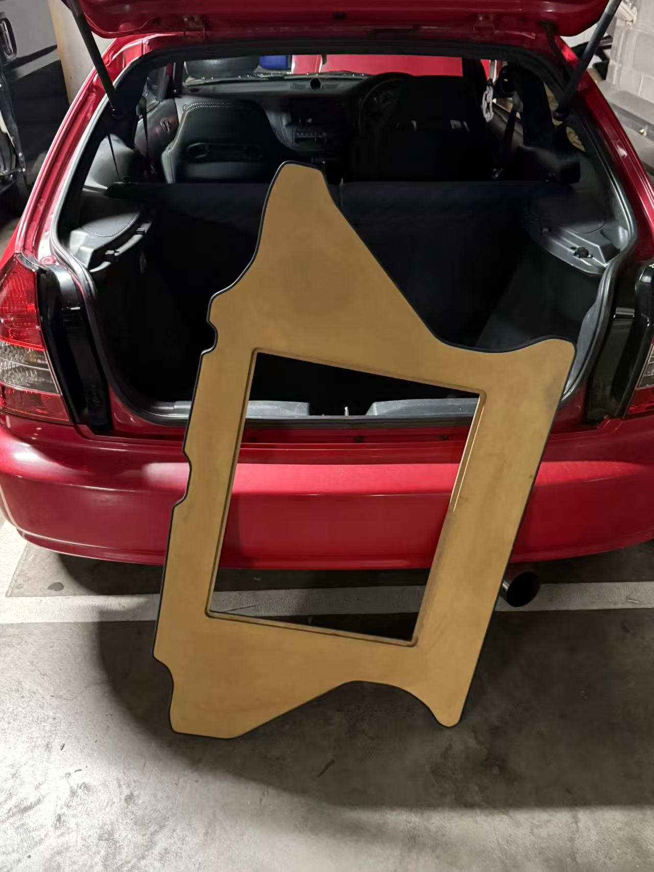 MDF Floor Boot Panel