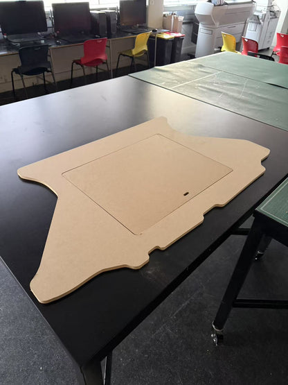 MDF Floor Boot Panel